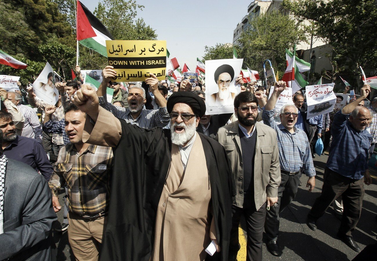 Demonstration in Teheran 