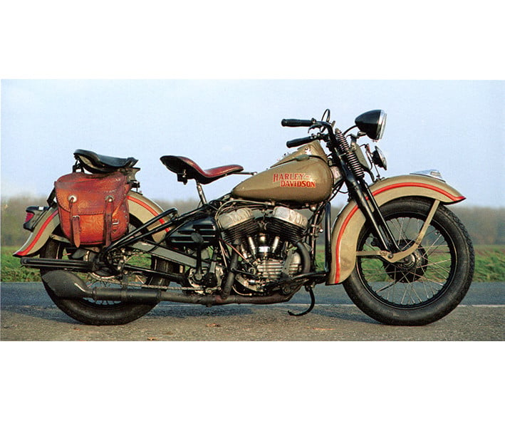 Diese Militärmaschine, für die Harley-Davidson 1939 den Zuschlag erhielt, wurde ein gefragtes Sammlerstück.