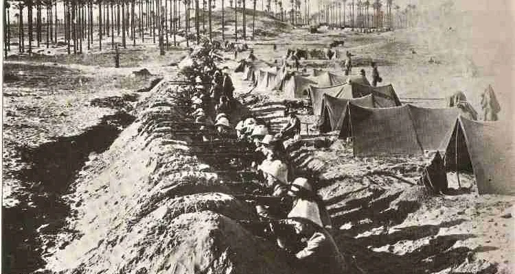 1. November 1911: Italienische Soldaten in Libyen