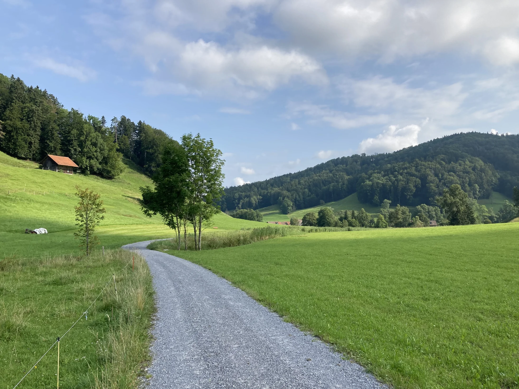 Blick vom Weiler Rüetswil ins Wissenbachtal