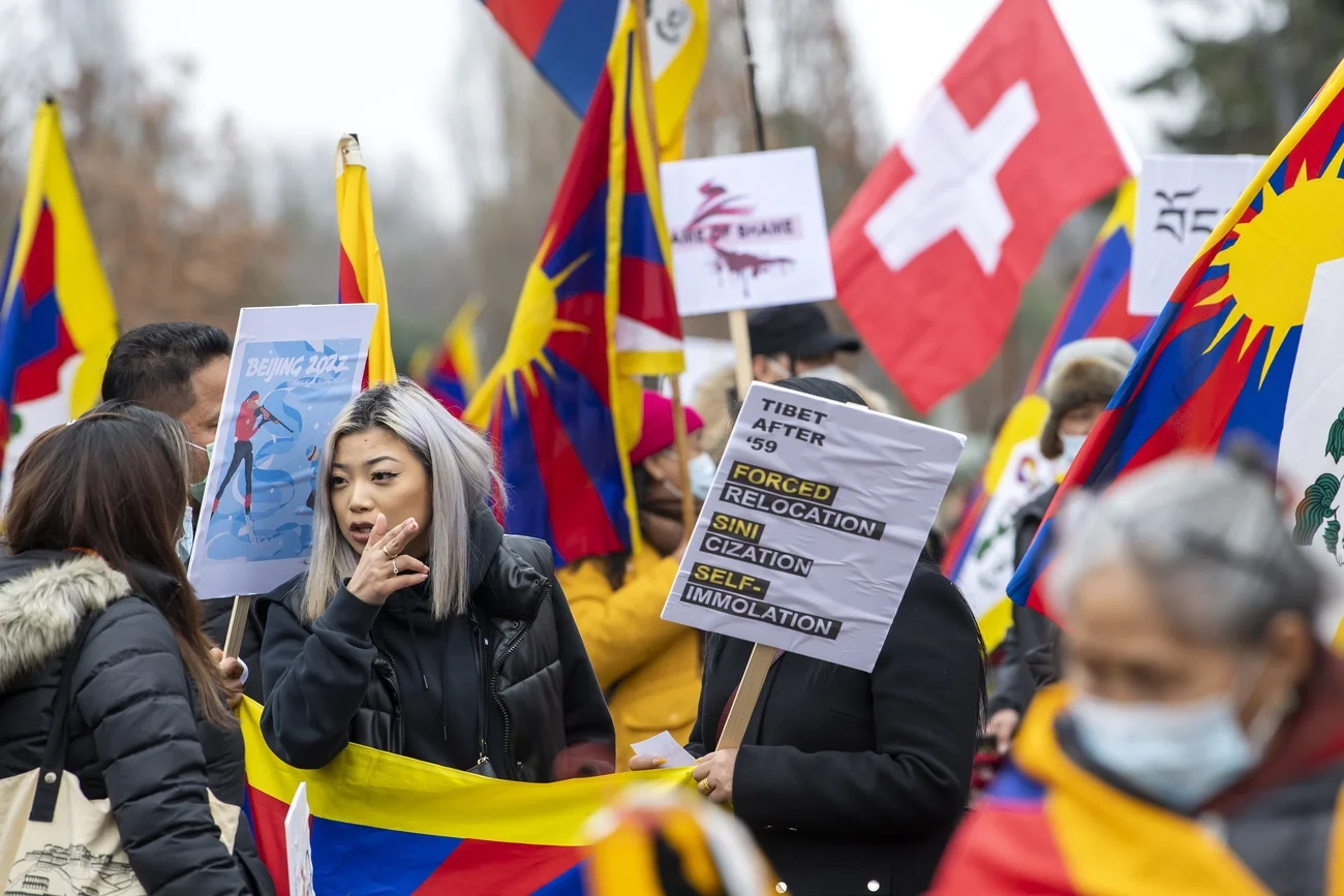 Olympics Protest Lausanne