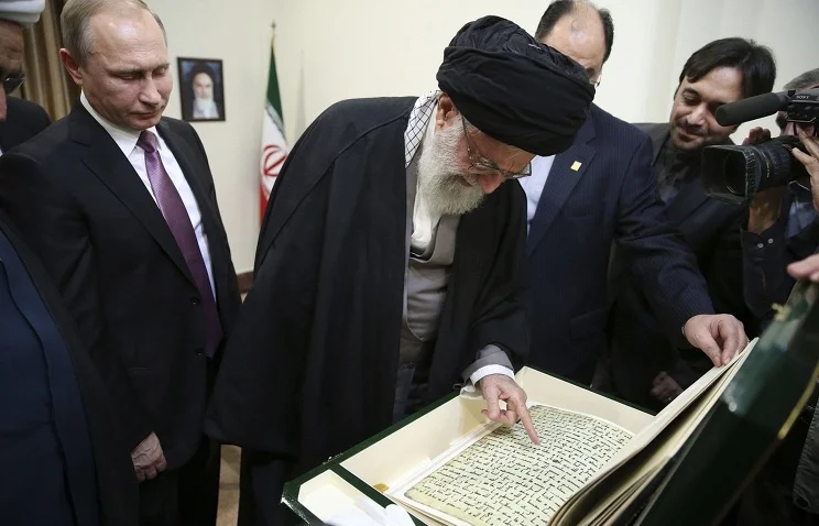 Putin bei Khamenei