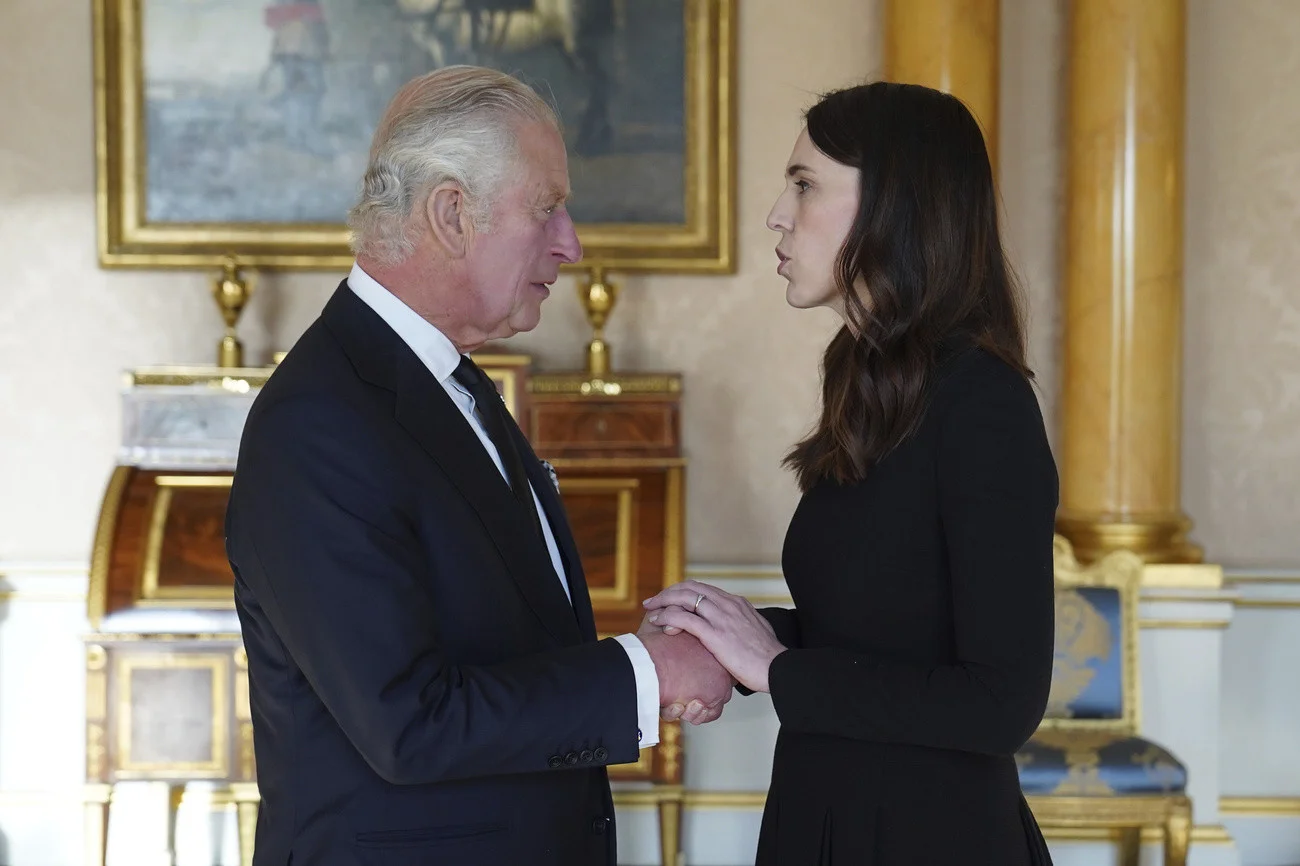 Charles, Jacinda Ardern