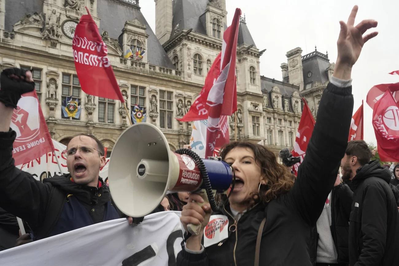 Paris Proteste Rentenreform