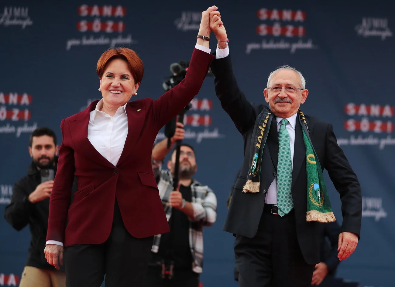 Meral Akşener mit Kemal Kılıçdaroğlu 