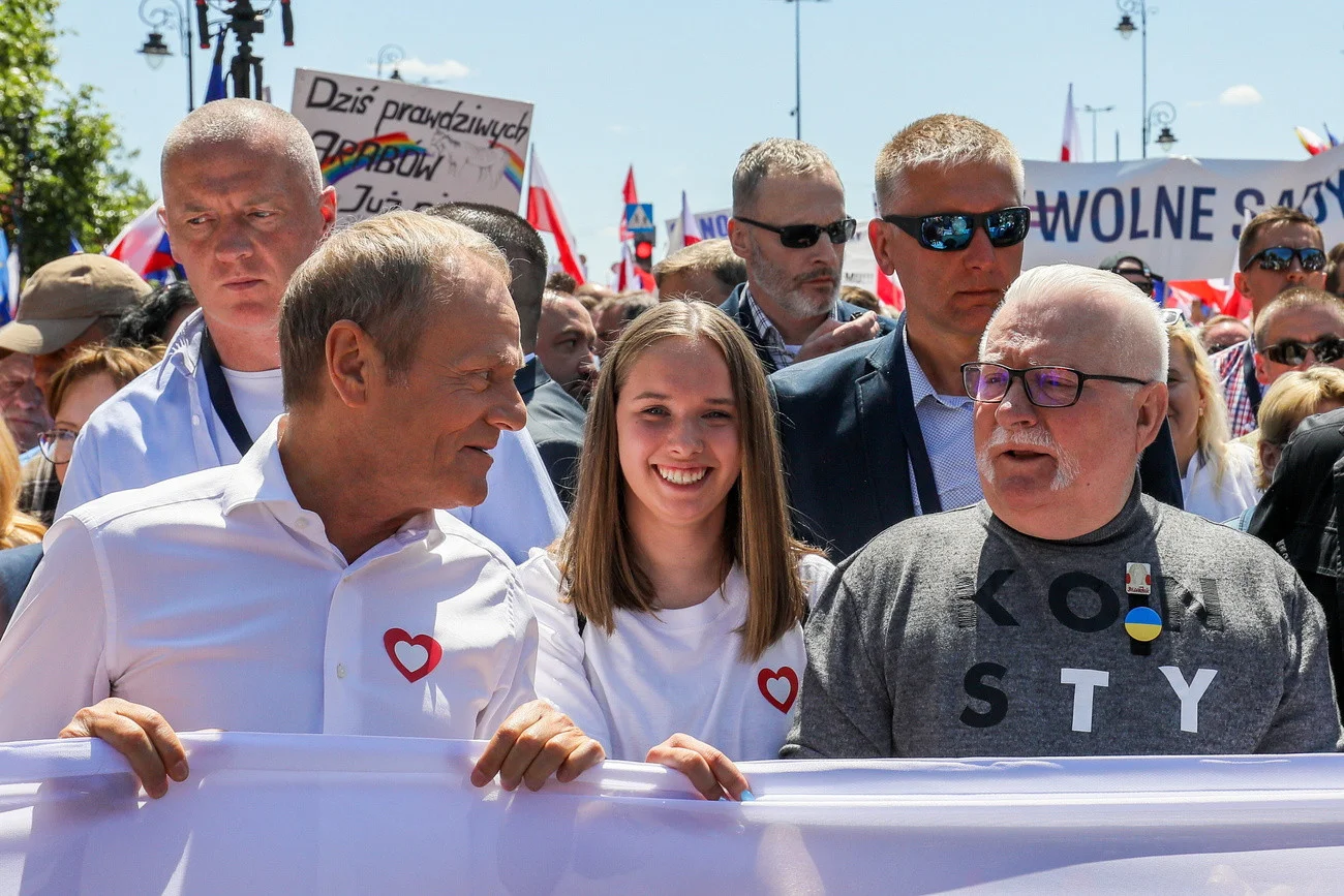 Tusk, Lech Wałęsa