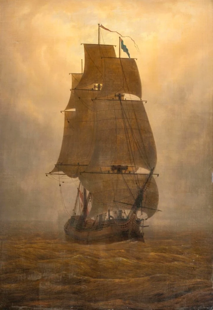 Caspar David Friedrich: Segelschiff