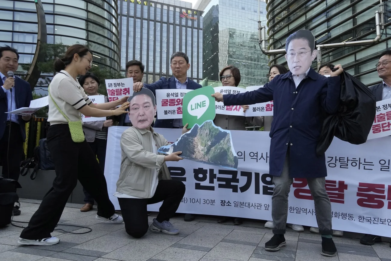 Protest in Südkorea