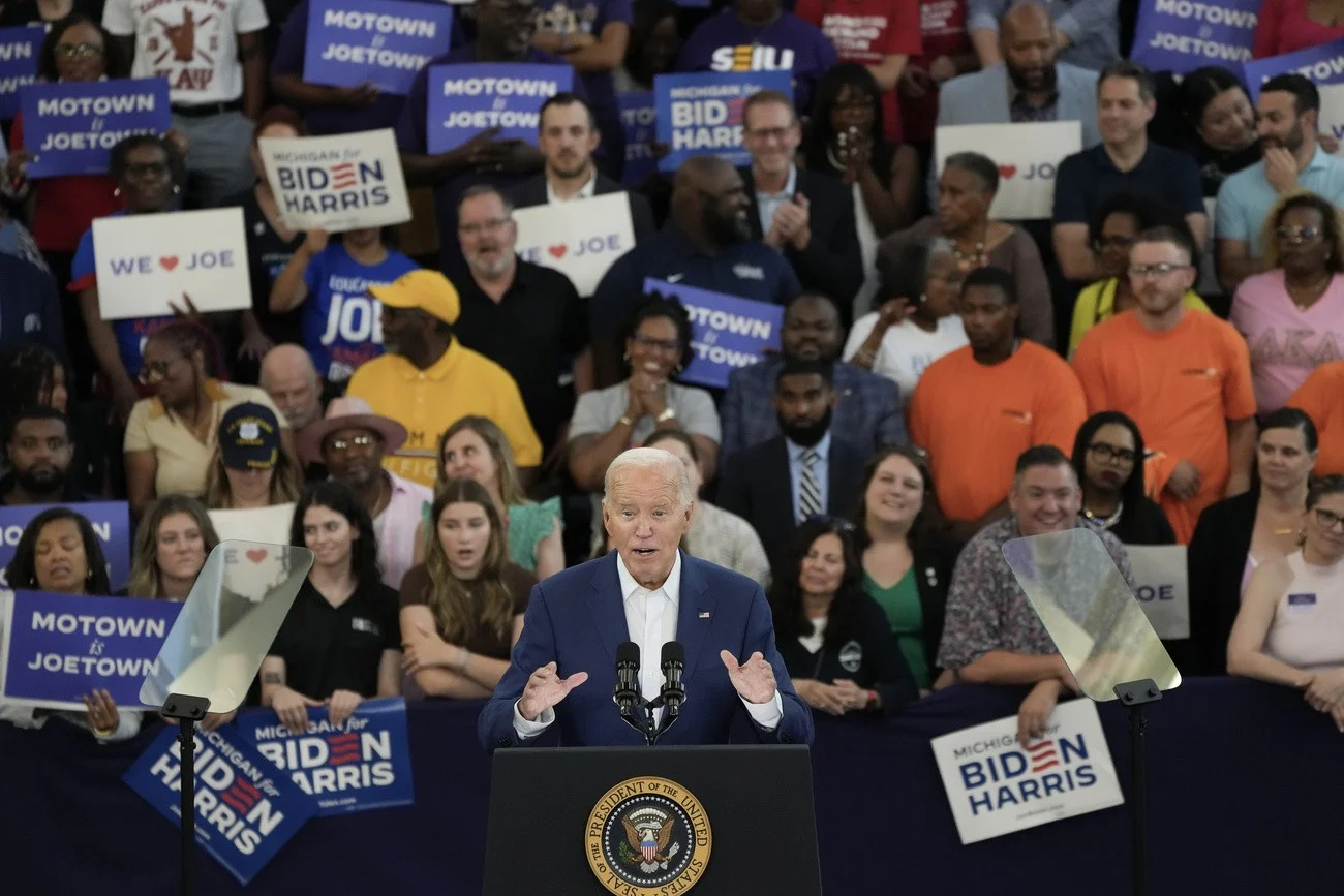 Biden, Detroit 