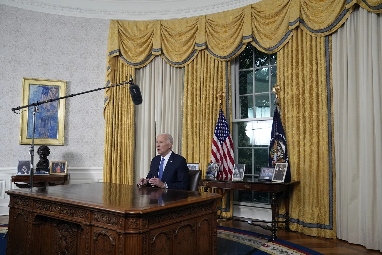 Biden, Rede Oval Office