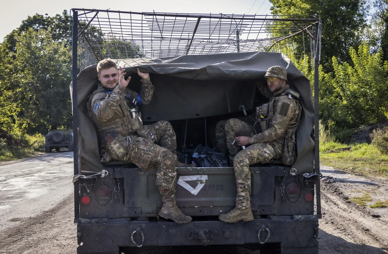 Ukrainische Soldaten, Kursk 