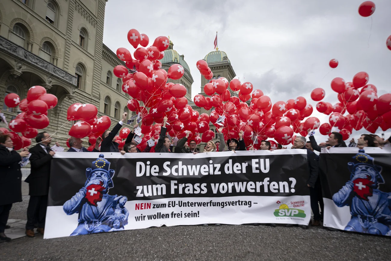 SVP-Demonstration in Bern