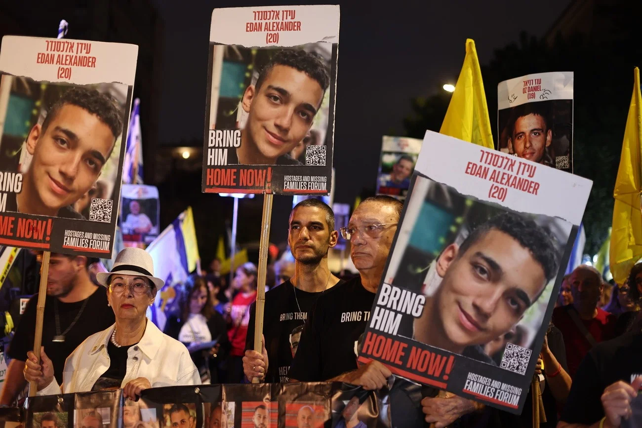 Israel, Demonstranten, 7. Oktober 