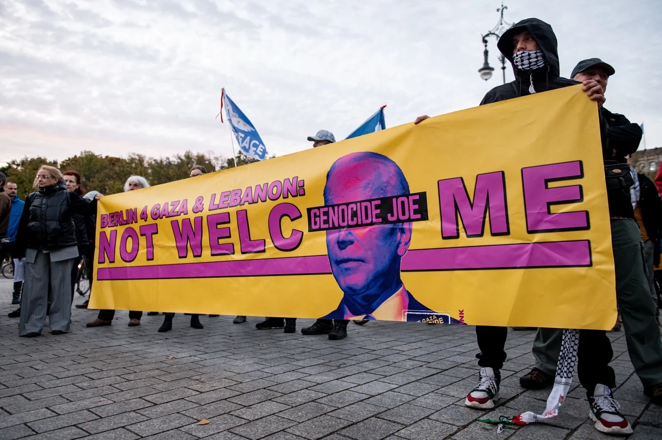 Protest gegen Biden