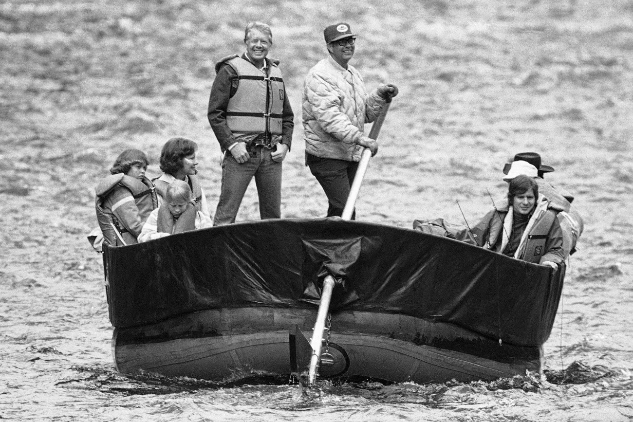 22. August 1978: Carter auf dem Salmon River