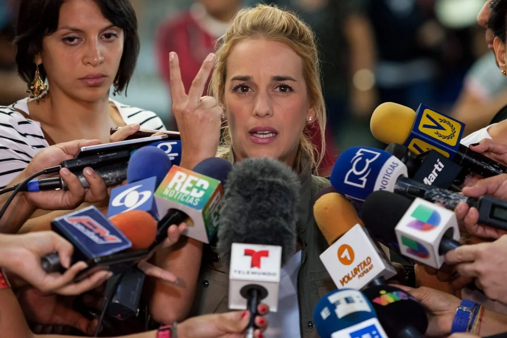 Lilian Tintori (Foto: Keystone/EPA/EFE/Miguel Gutierrez)