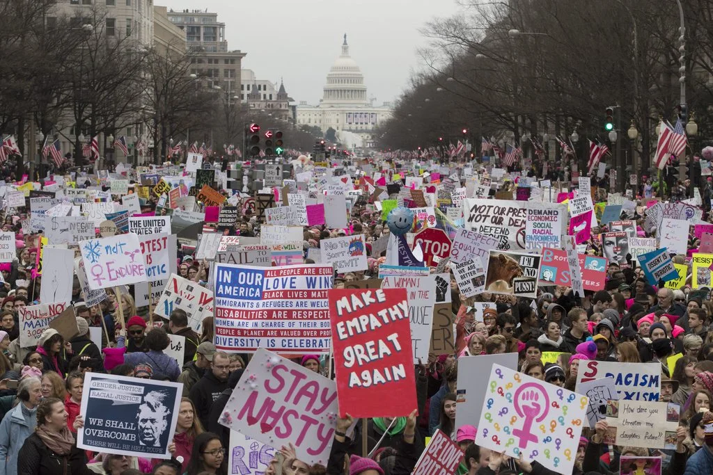 Washington, Pennsylvania Avenue, Samstag, 21. Januar 2017 (Foto: Keystone/EPA/Michael Reynolds)