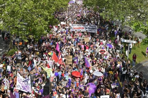 Demonstration in Zürich (Foto: Keystone/Walter Bieri)