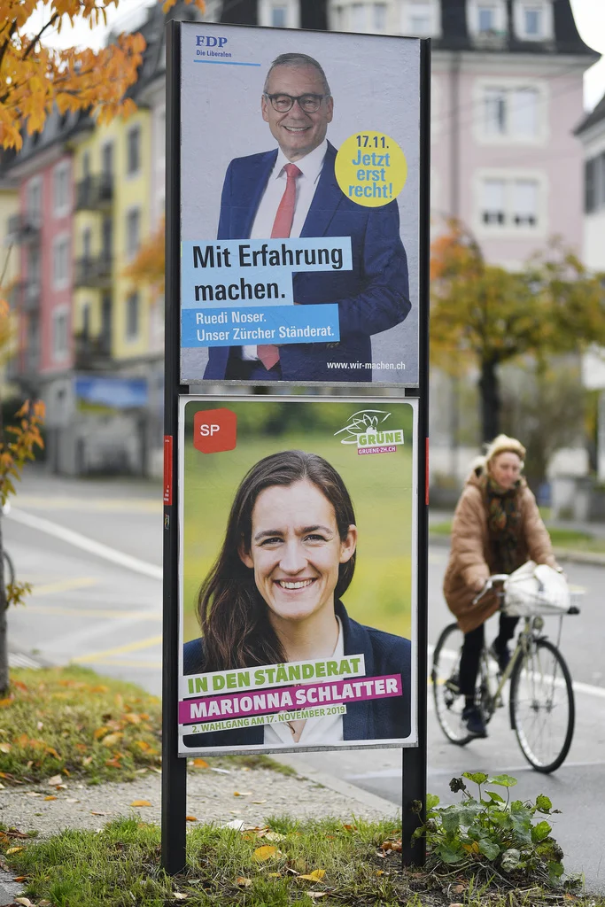 Die grüne Kandidatin ohne Chancen (Foto: Keystone/Walter Bieri)