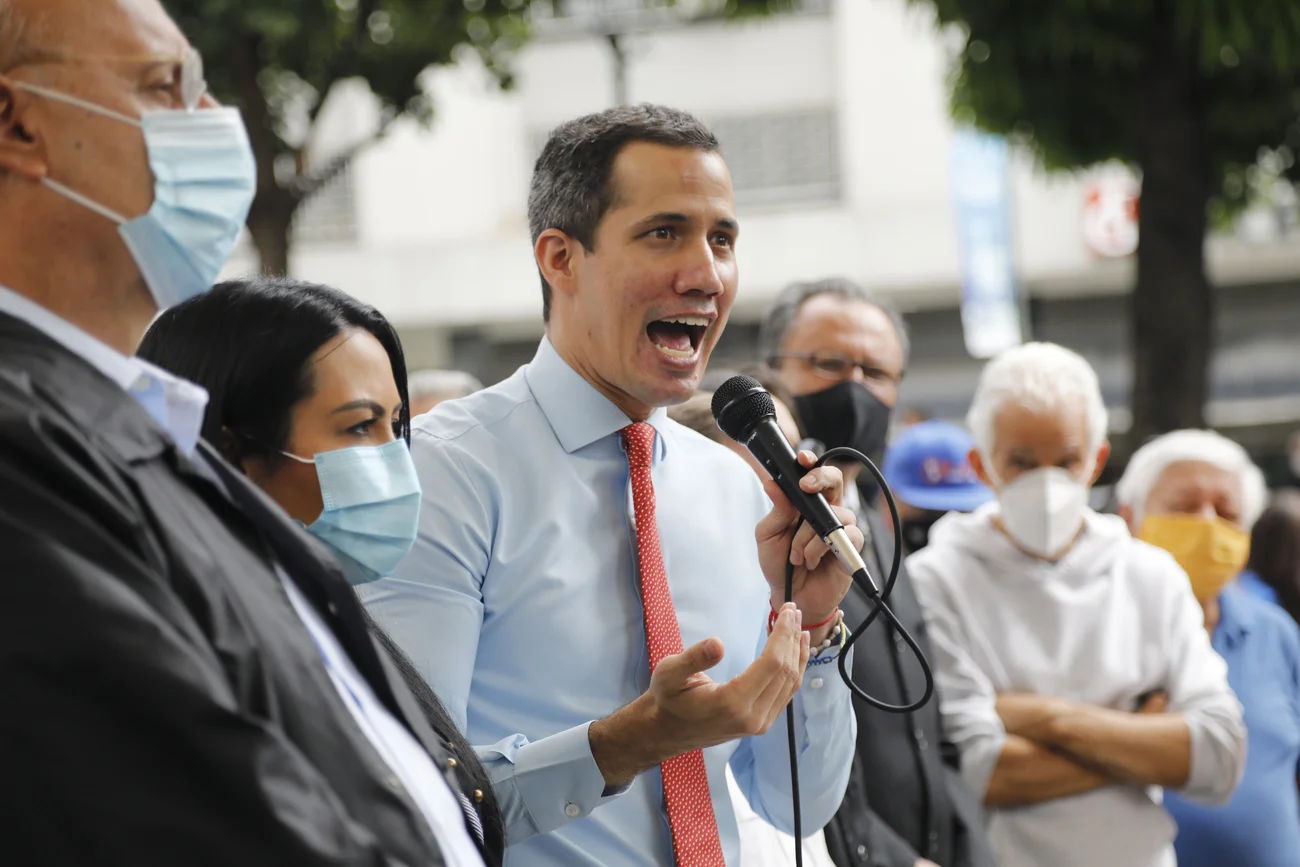 Juan Guaidó am 7. Dezember in Caracas (Foto: Keystone/AP/Ariana Cubillos) 