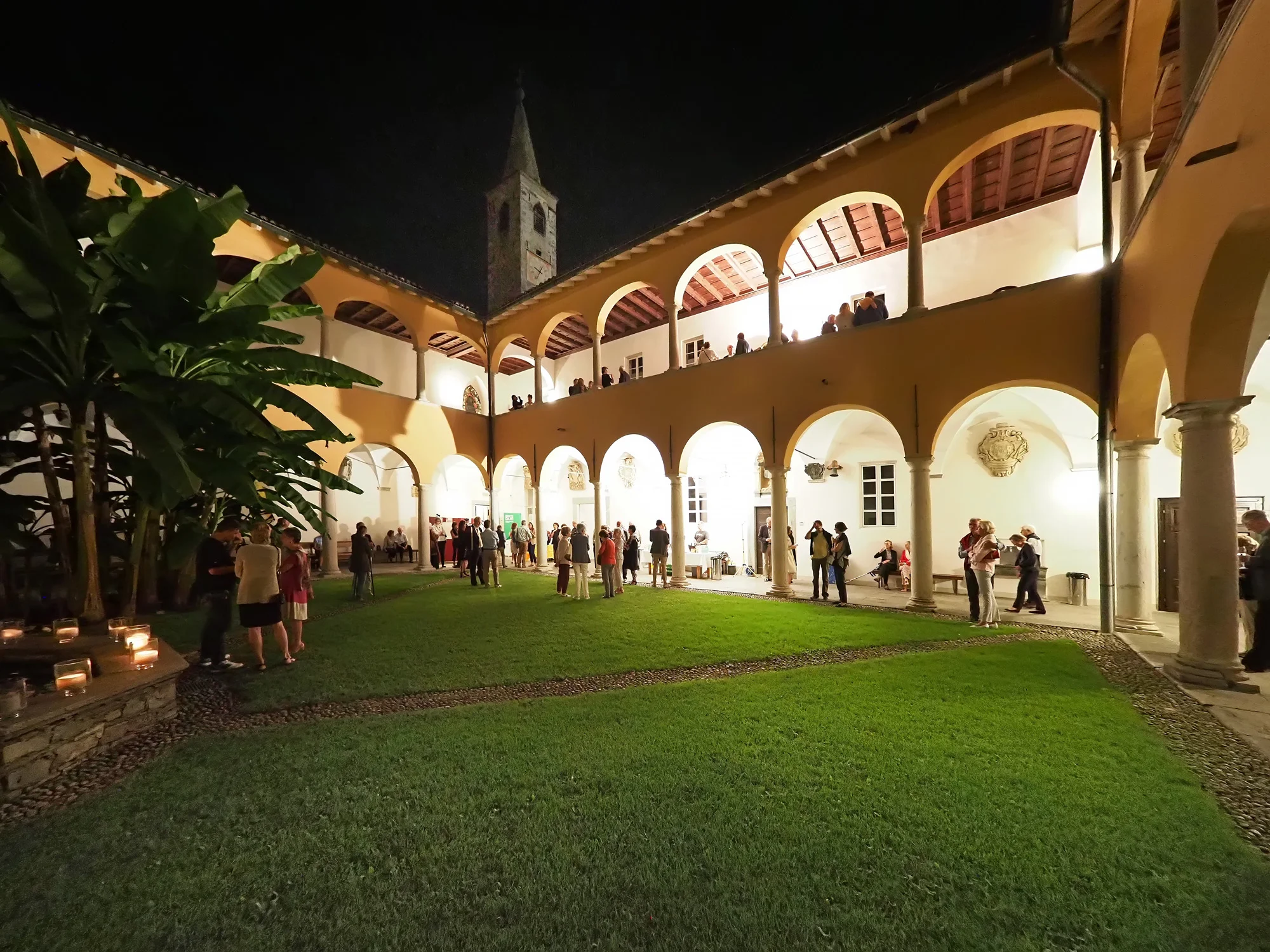 Das Collegio Papio in Ascona mit seinem schönen Kreuzgang: Treffpunkt für Konzerte © Roberto Barra/ Settimane Ascona