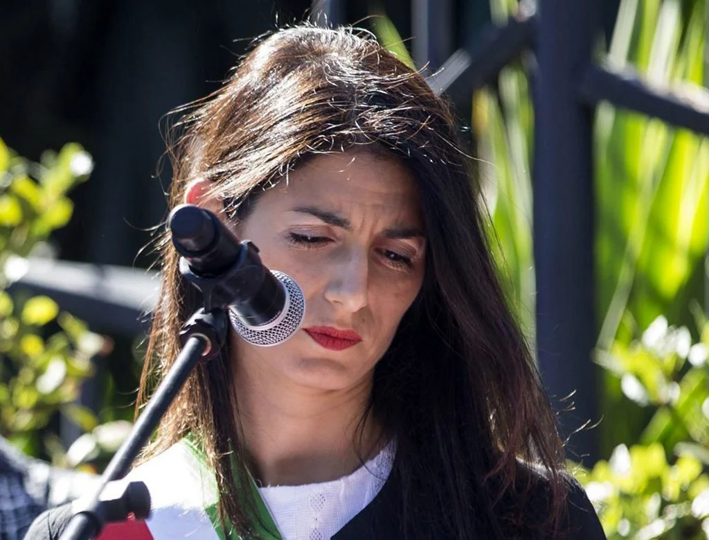 Virginia Raggi am Donnerstag in Rom (Foto: Keystone/EPA/Massimo Percossi)