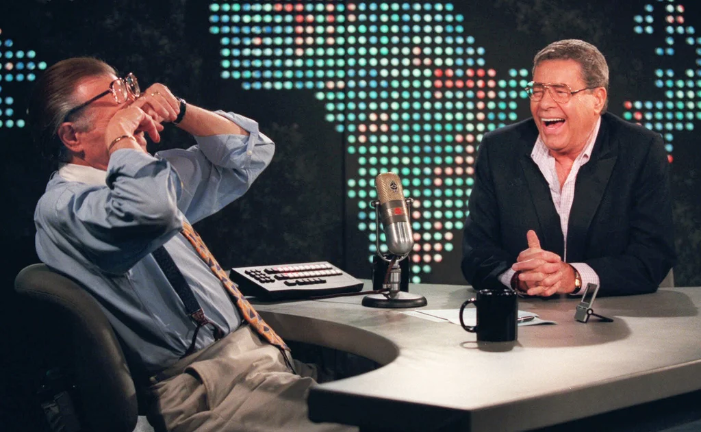 Larry King, Jerry Lewis (Foto: Keystone/AP/Chris Pizzello)