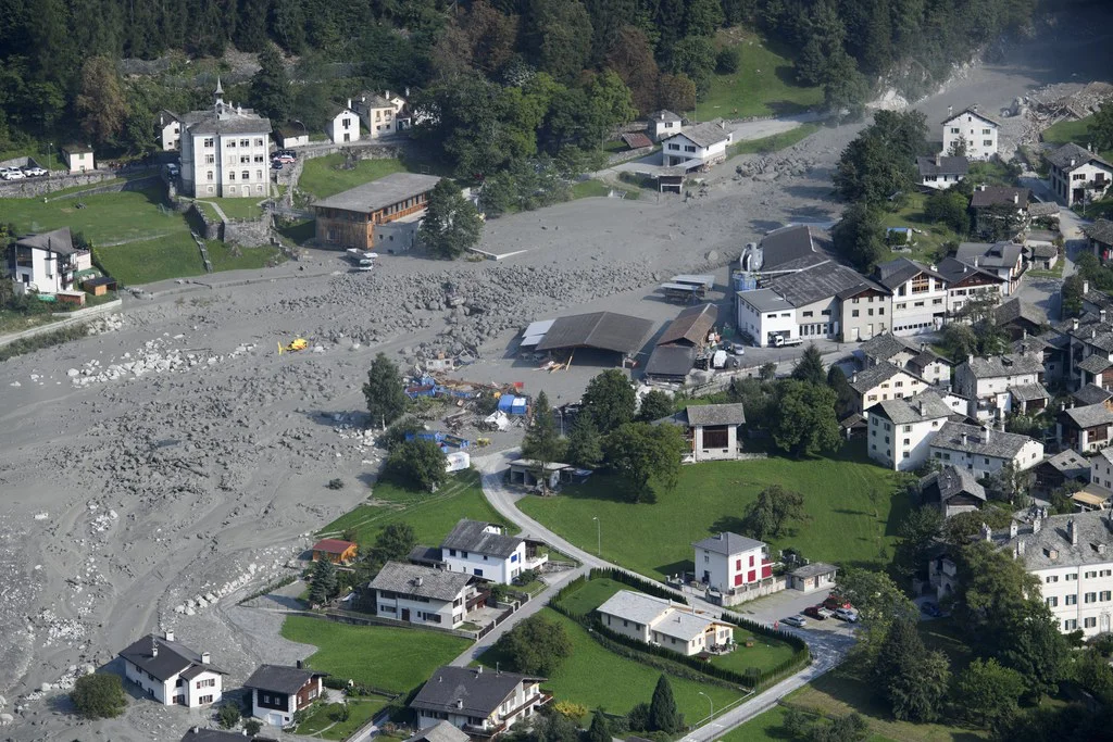 Bondo im Bergell GR am 25. August (Foto: EPA Keystone, Gian Ehrenzeller)

