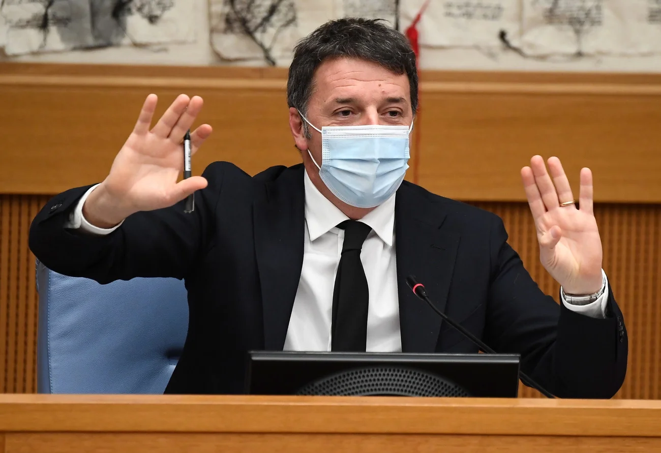 Matteo Renzi am Mittwoch in Rom (Foto: Keystone/EPA/Ettore Ferrari)