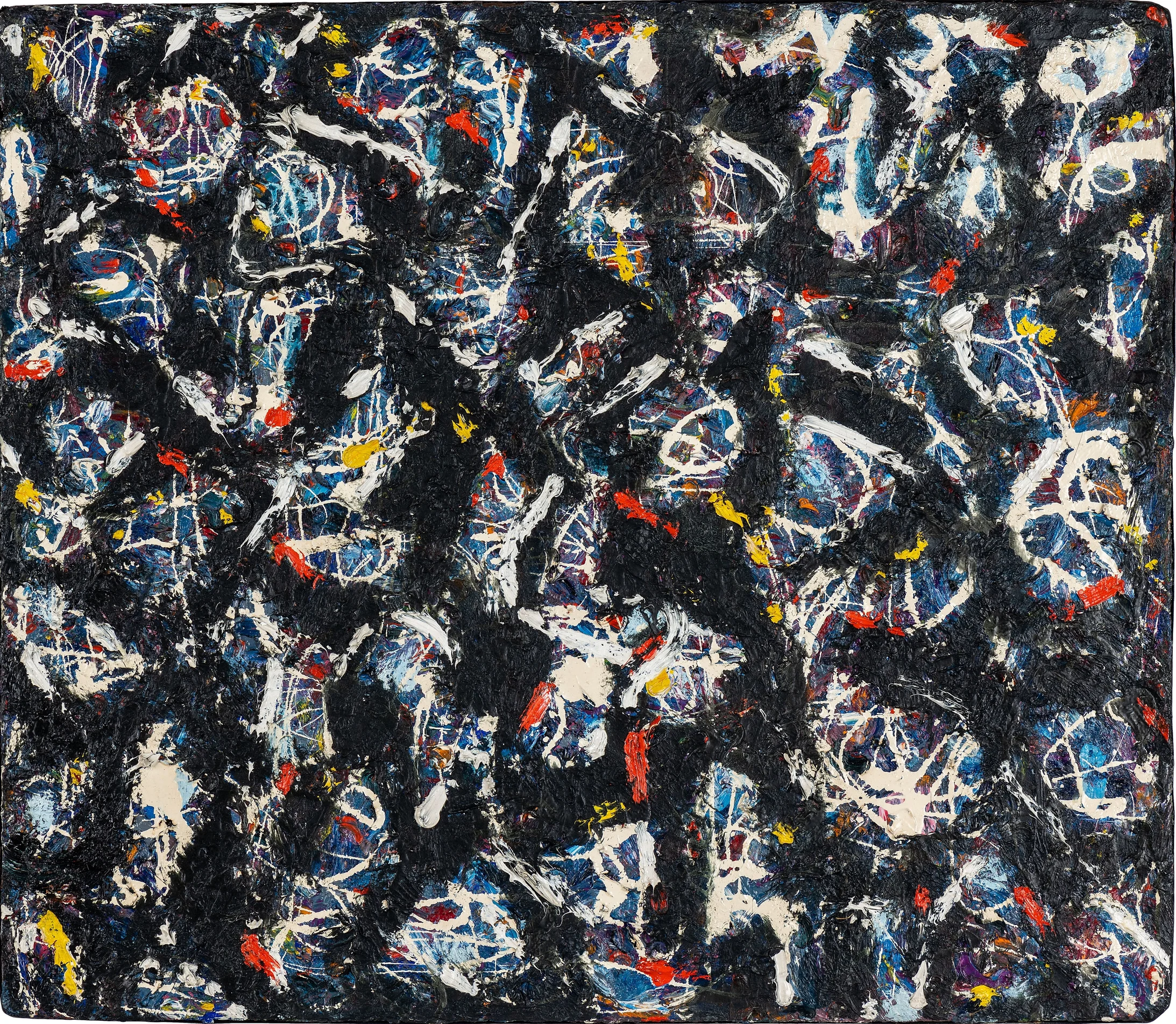 Lee Krasner: Abstract Nr. 2. 1946-1948. Öl auf Leinwand. 52 x 59 cm. IVAM. Institut Valencia d’Art Modern. Spanien. © The Pollock-Krasner-Foundation.