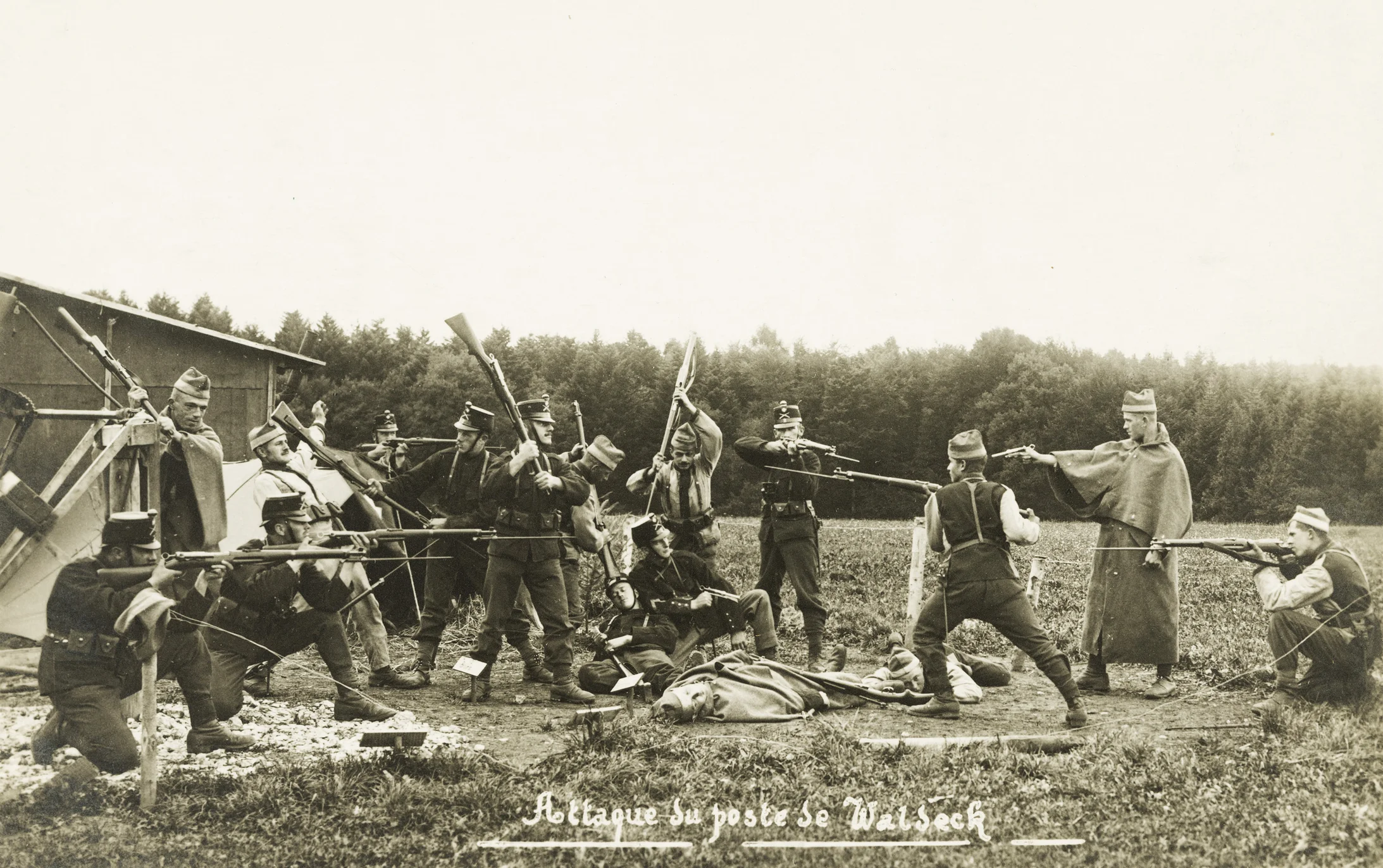 Fotopostkarte, um 1914, Sammlung Fotostiftung Schweiz