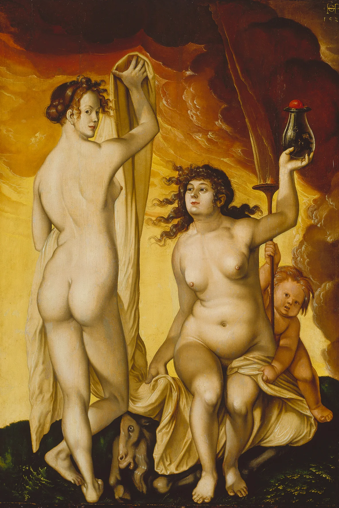 Hans Baldung Grien: Zwei Hexen.1523. Städel-Museum Frankfurt