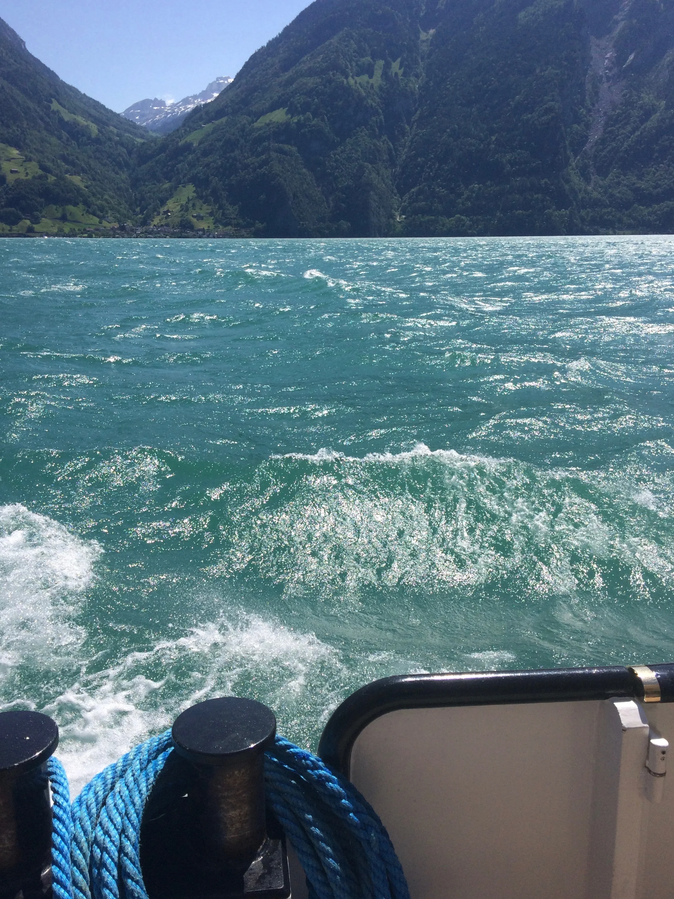 Auf dem bewegten Urnersee