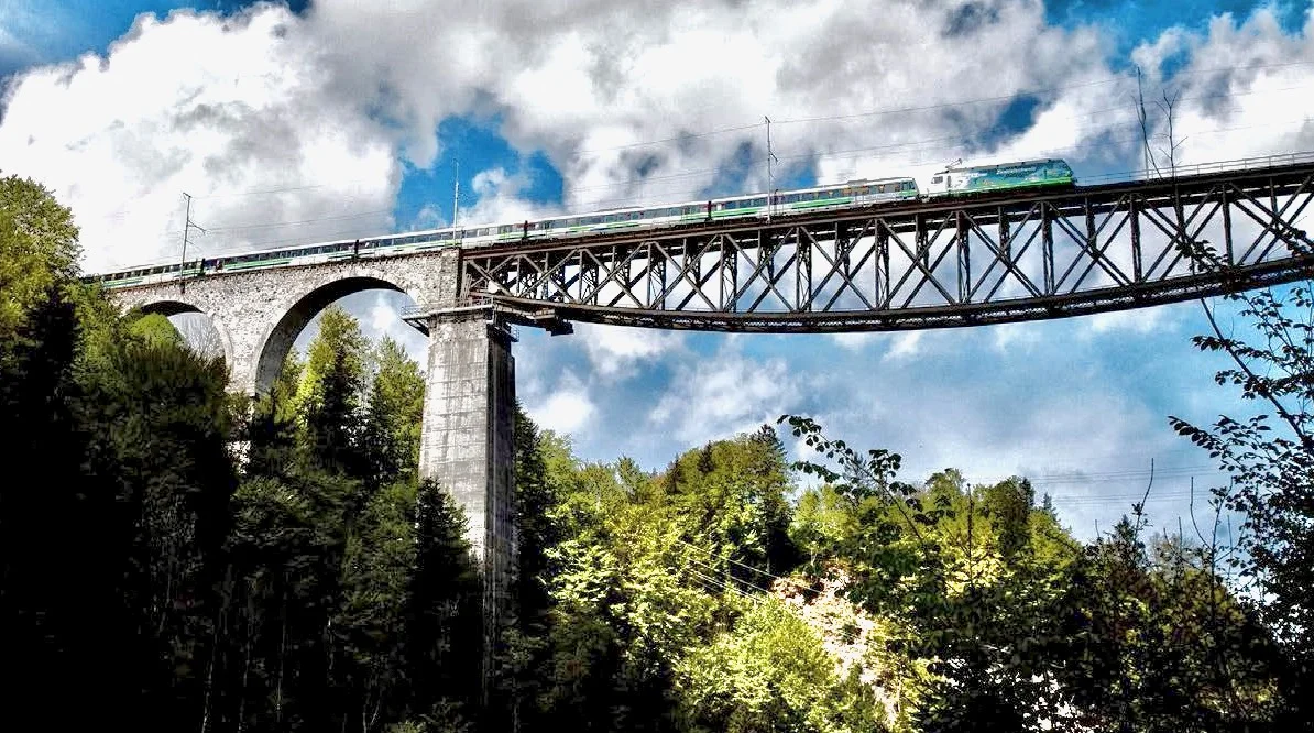 Sitterviadukt der Südostbahn (Foto Amt für öffentlichen Verkehr, Kanton St.Gallen)