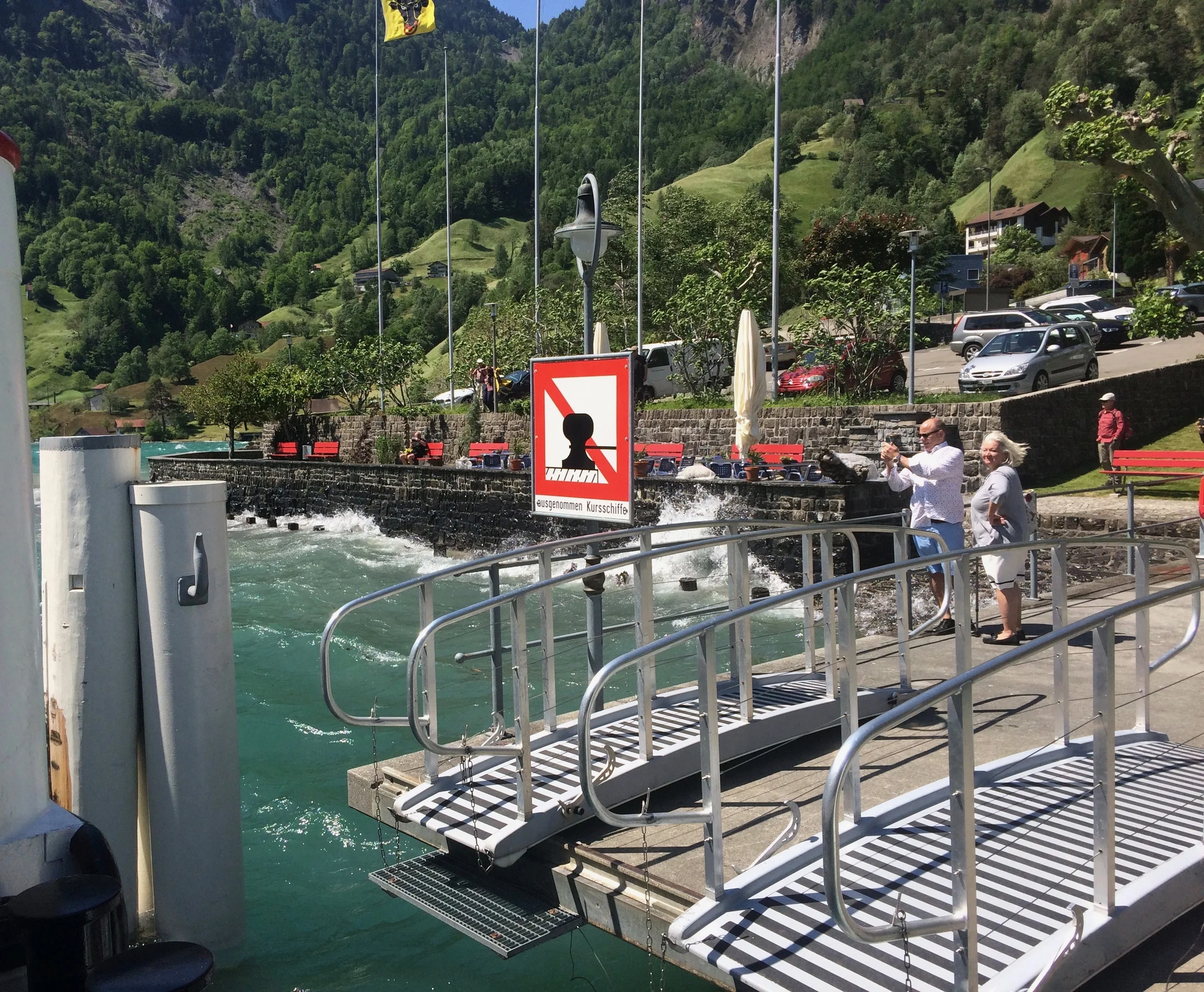 Die Anlege-Manöver im Urnersee brauchen Erfahrung