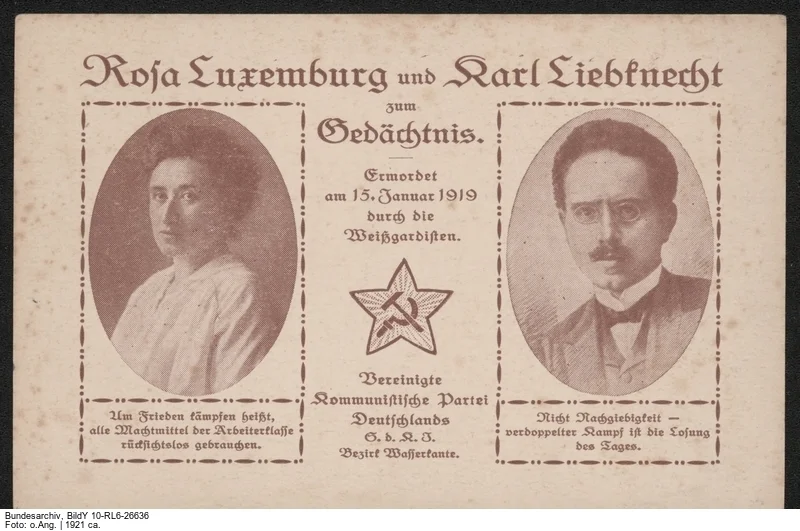 Ros Luxemburg, Karl Liebknecht