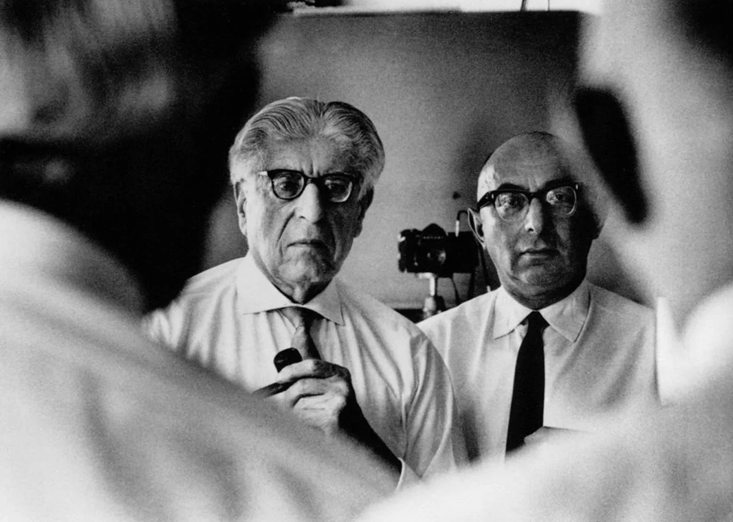 Ernst Bloch und Hans Mayer, Tübingen 1963, © Stefan Moses, Abb. aus dem besprochenen Katalog im Kehrer Verlag 2015