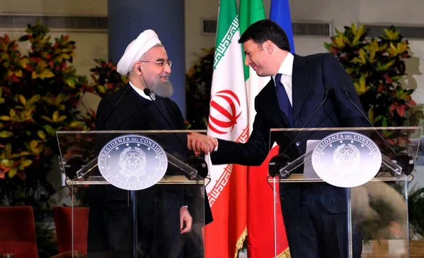 Rohani und Renzi am Dienstag in Rom