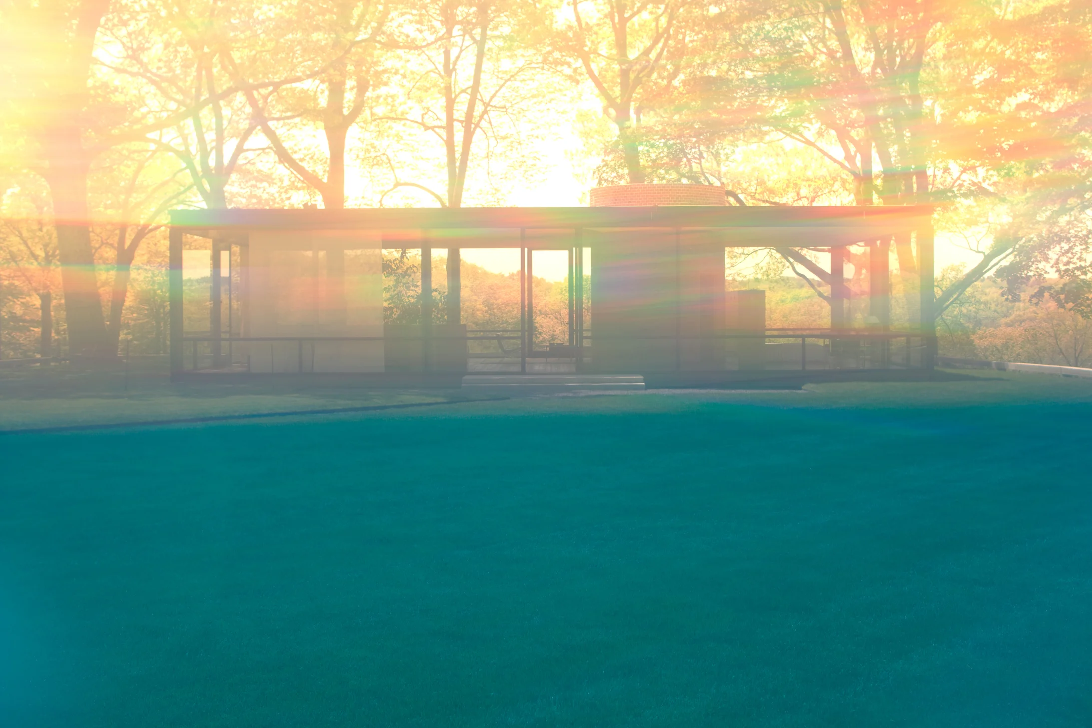 Aus "Glass House", 2006-2009, Inkjet Print, 85,1 x 127,6 cm
Courtesy der Künstler und David Zwirner
© James Welling