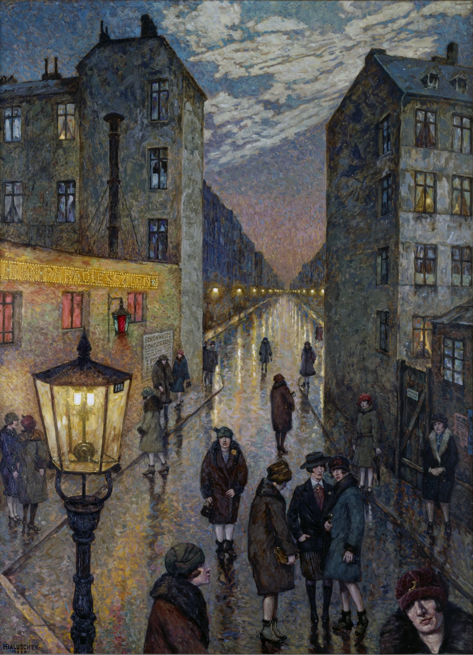 Hans Baluschek, Grossstadtwinkel, 1929, Öl auf Leinwand
© Stiftung Stadtmuseum Berlin/Reproduktion: Gunter Lepkowski, Berlin 