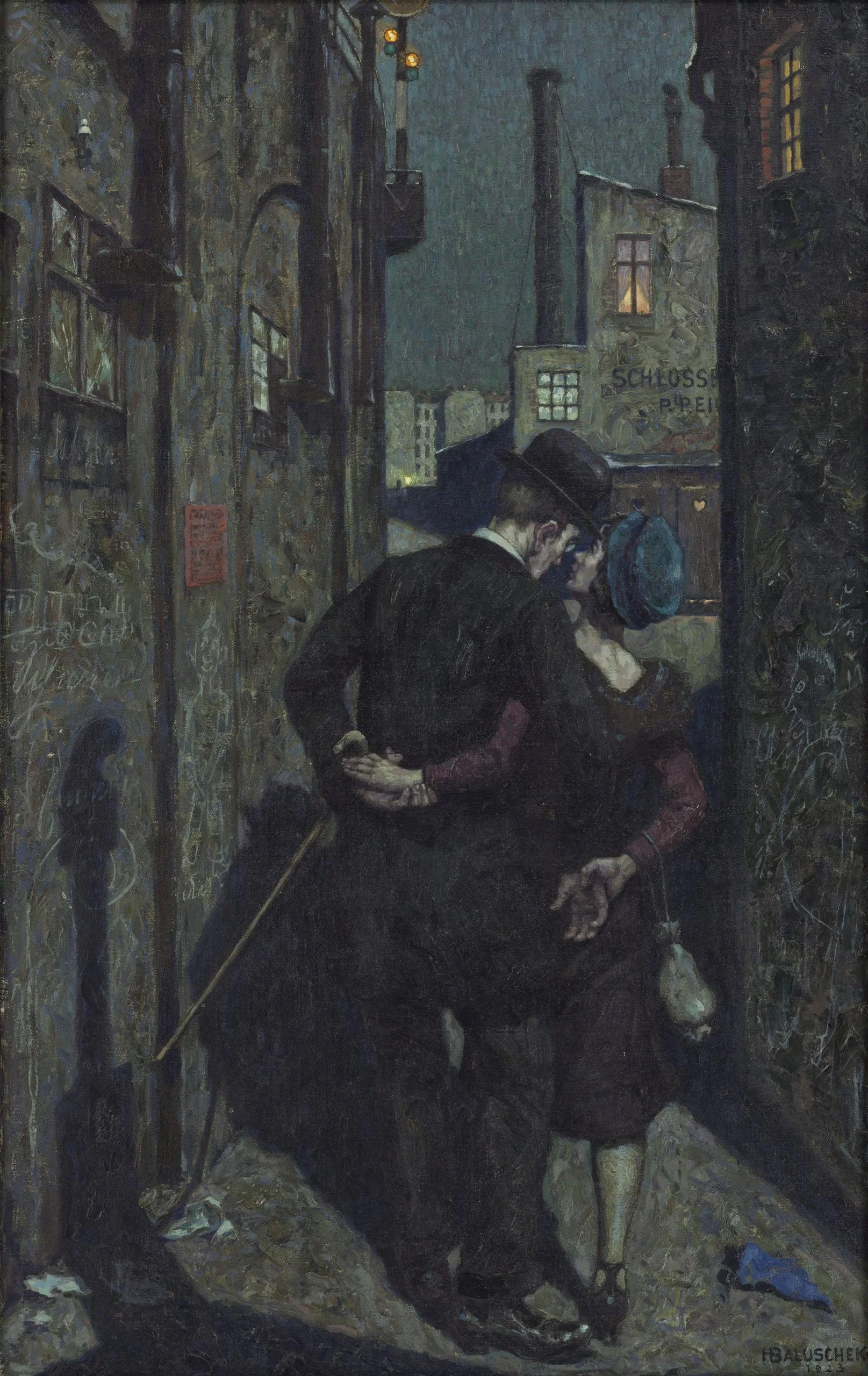 Hans Baluschek, Heimweg, 1923, Öl auf Leinwand
Bröhan-Museum Foto: Martin Adam, Berlin 