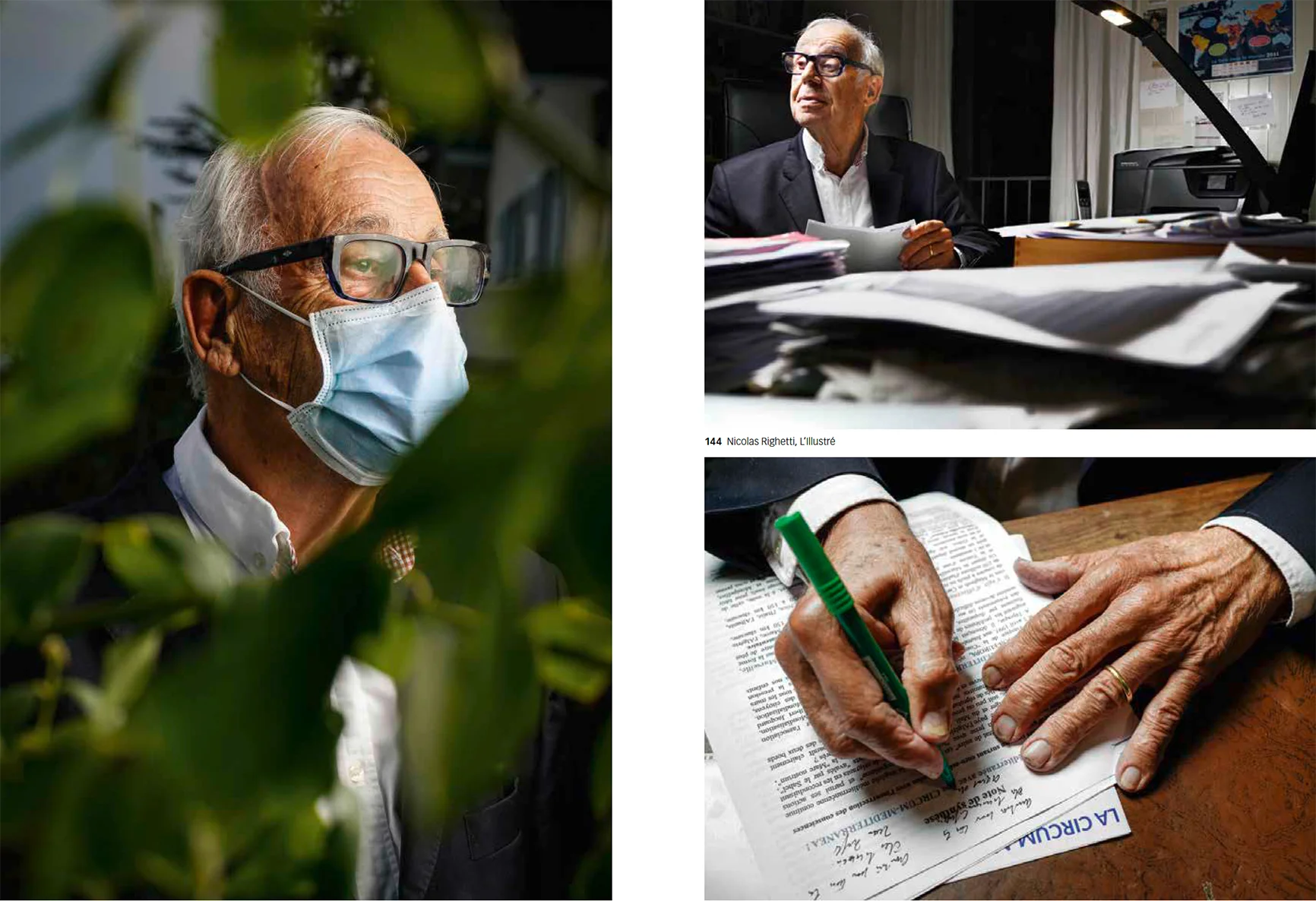 Jean Ziegler, Foto: Nicolas Righetti, L´Illustré, © SWISS PRESS AWARD