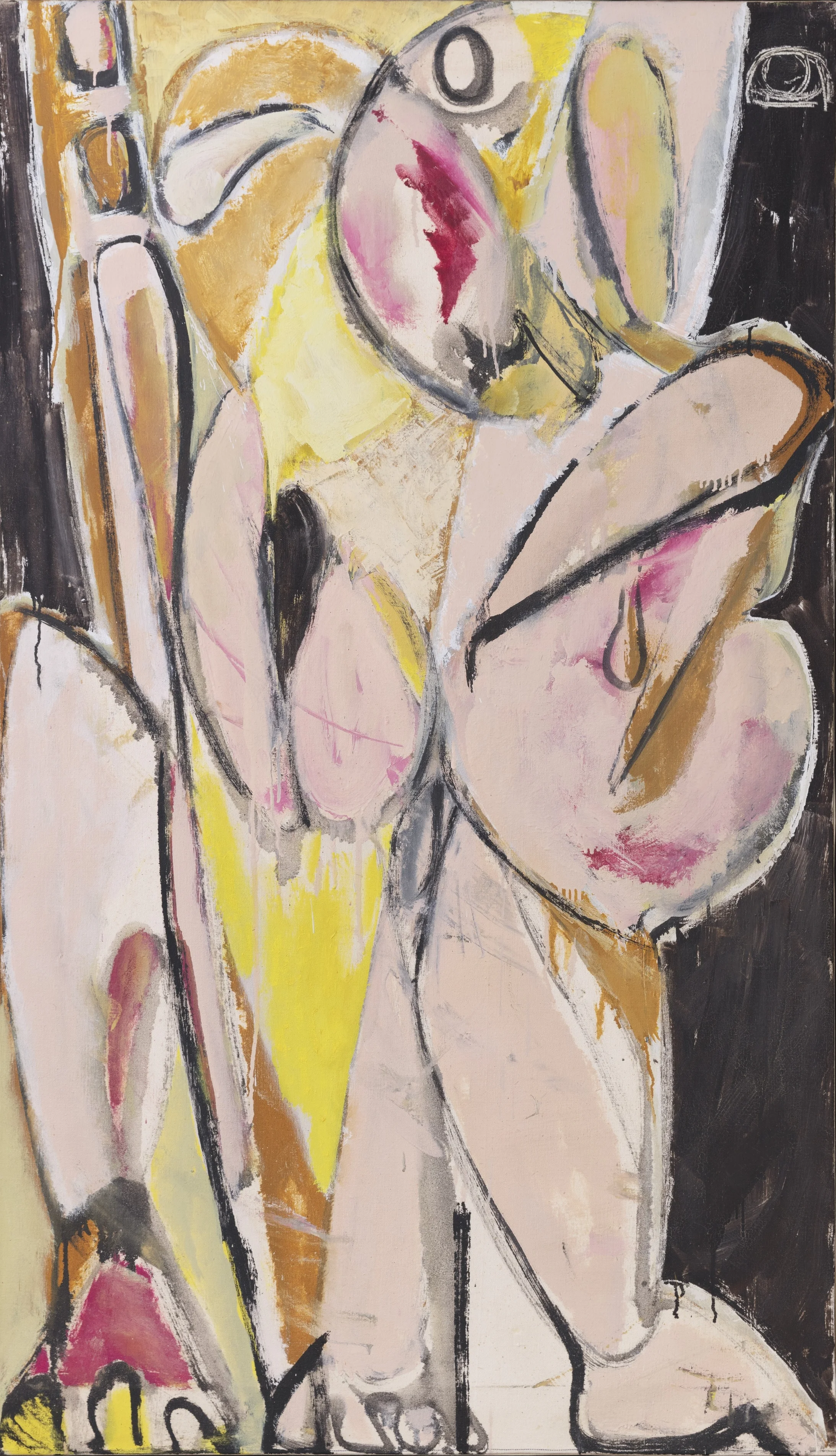 Lee Krasner: Abstract Nr. 2. 1946-1948. Öl auf Leinwand. 52 x 59 cm. IVAM. Institut Valencia d’Art Modern. Spanien. © The Pollock-Krasner-Foundation.