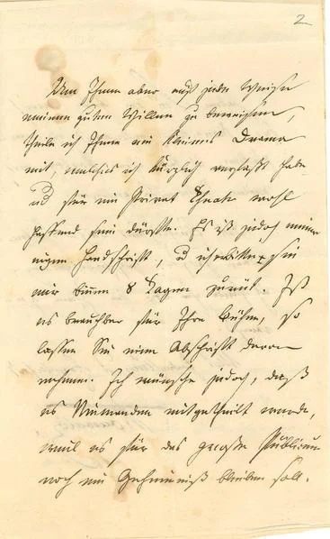 Manuskript Ernst Houwald, 1820 (Foto: Wikimedia Commons/PD-Art)
