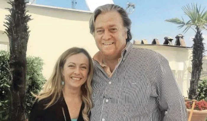 Giorgia Meloni, Steve Bannon