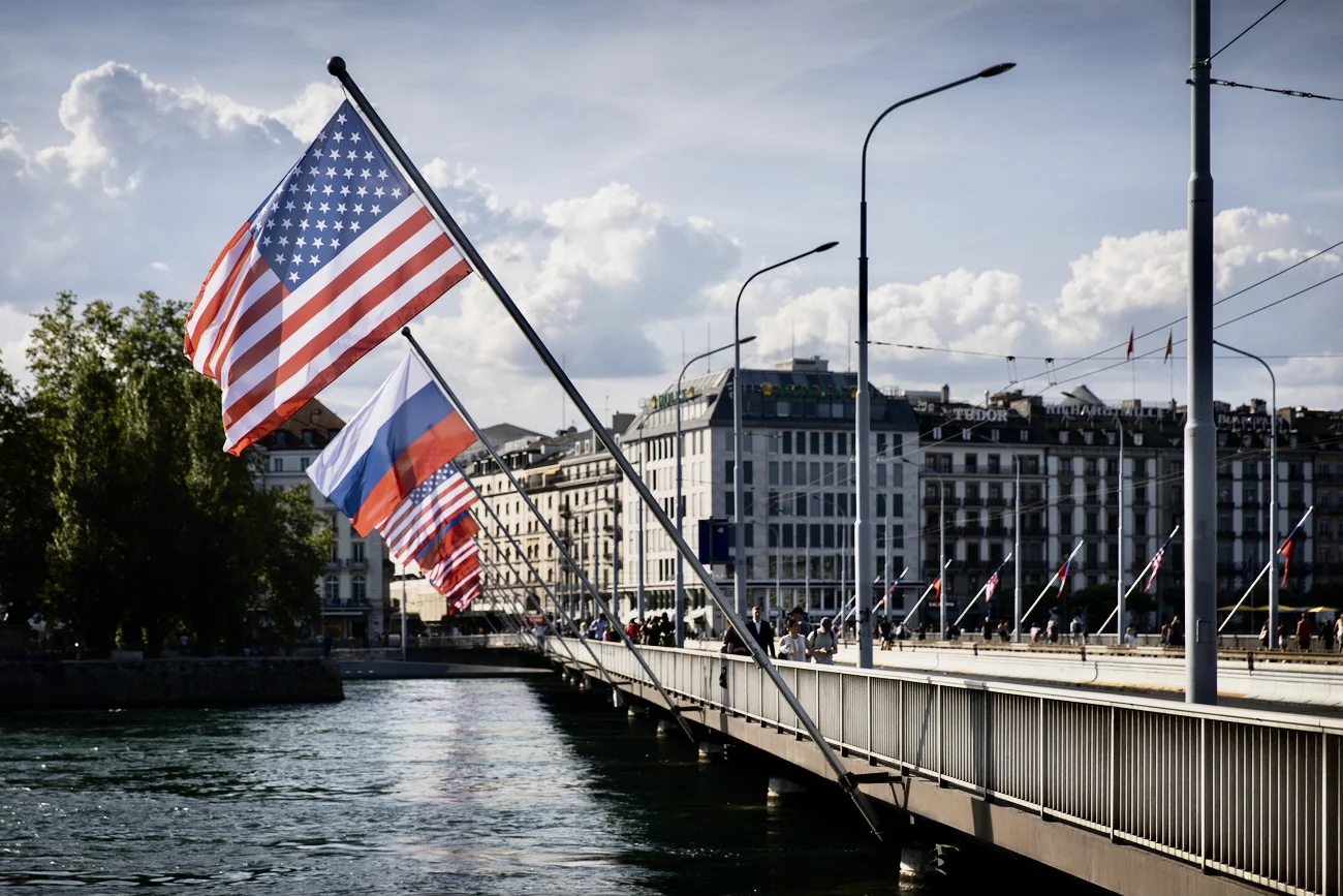 Der Pont du Mont-Blanc (Foto: Keystone/Peter Klaunzer)