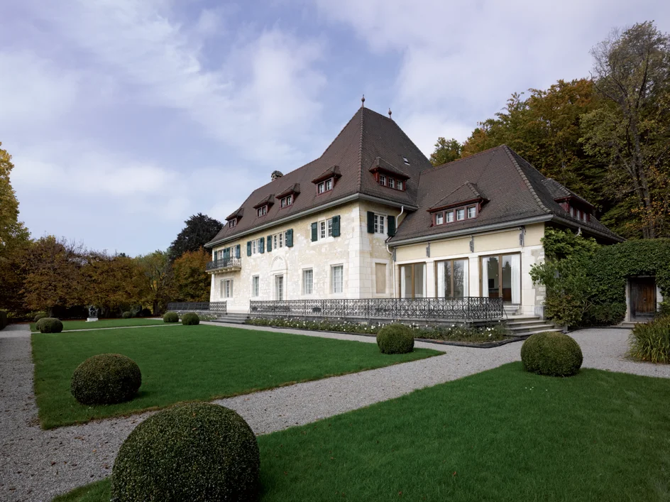 Sammlung Oskar Reinhart «Am Römerholz», Winterthur, Südfassade zum Garten, Fotografie von Dominique Uldry, 2010