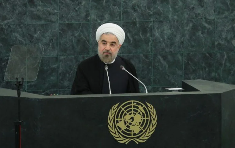 Präsident Rouhani bei hat in seiner Rede vor der 72. Generalversammlung der Vereinten Nationen in New York: „Drohungen sind inakzeptabel“ – Foto: irna.ir