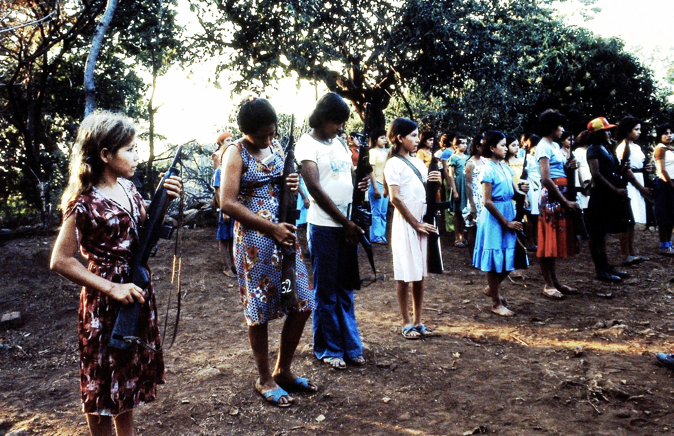 Foto von Armin Wertz aus der salvadorianischen Guerillazone in Usulután, März 1982 