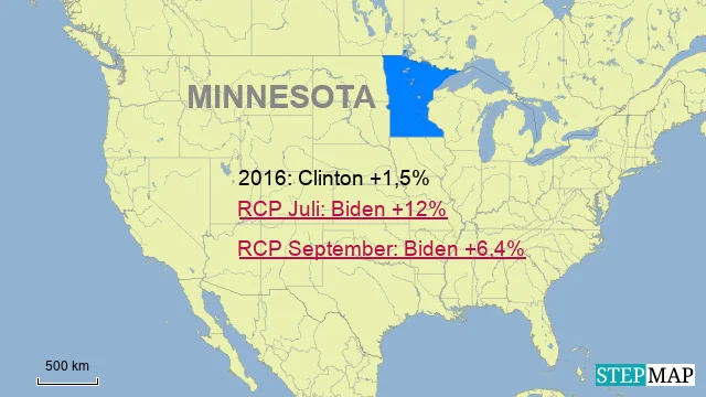 Minnesota: 10 Wahlleute